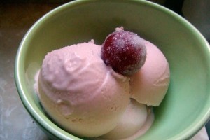 plum ice cream