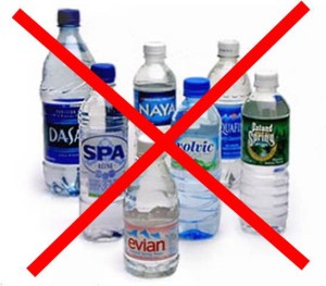 No to plastic bottles