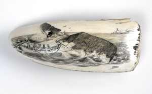 Scrimshaw whalers image