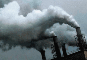 Carbon-dioxide released by Cement Factory