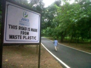 road-mater-from-waste-plastics