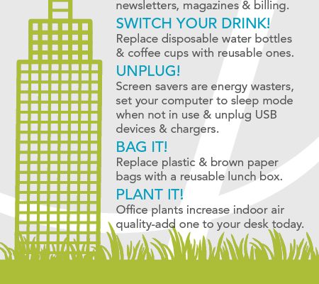 These are the five tips which can prove very helpful to make an office greener.