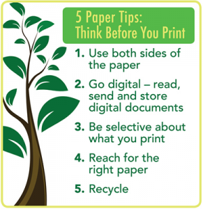 5 Way Save Paper